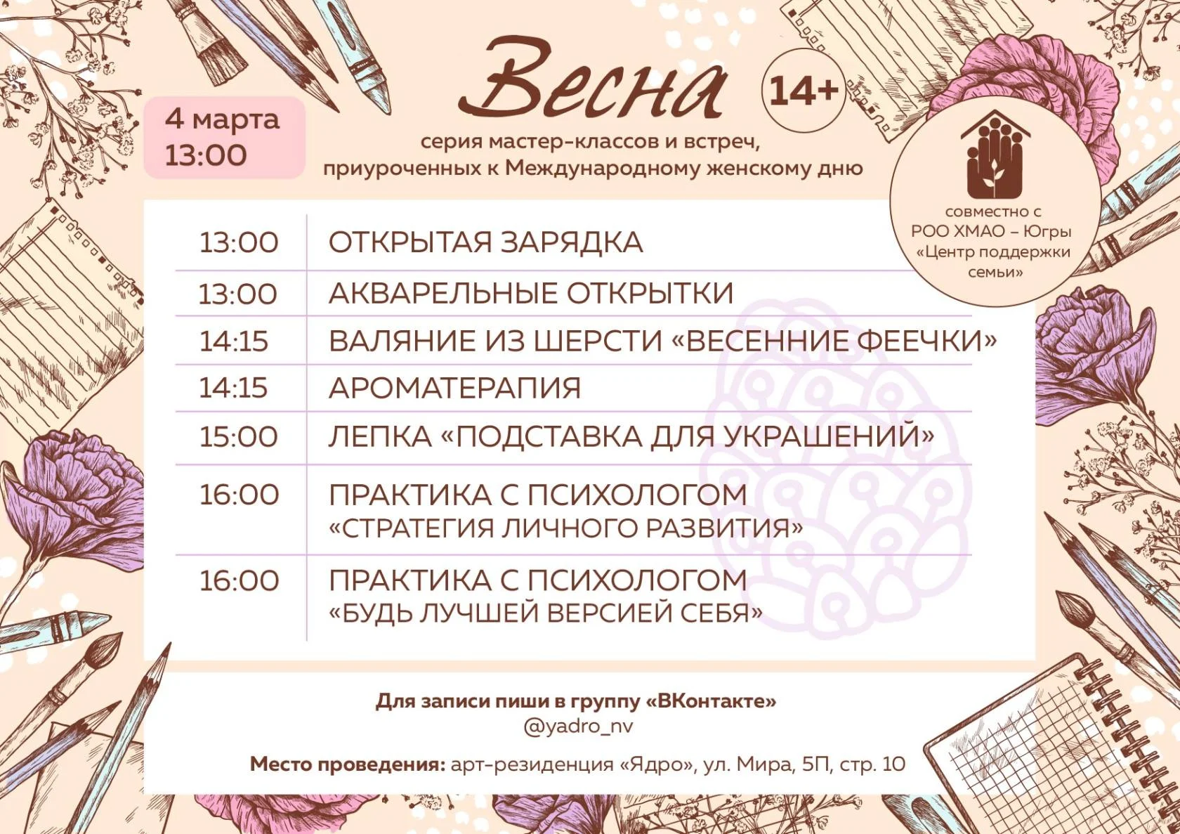 Весенний день в арт-резиденции «Ядро»