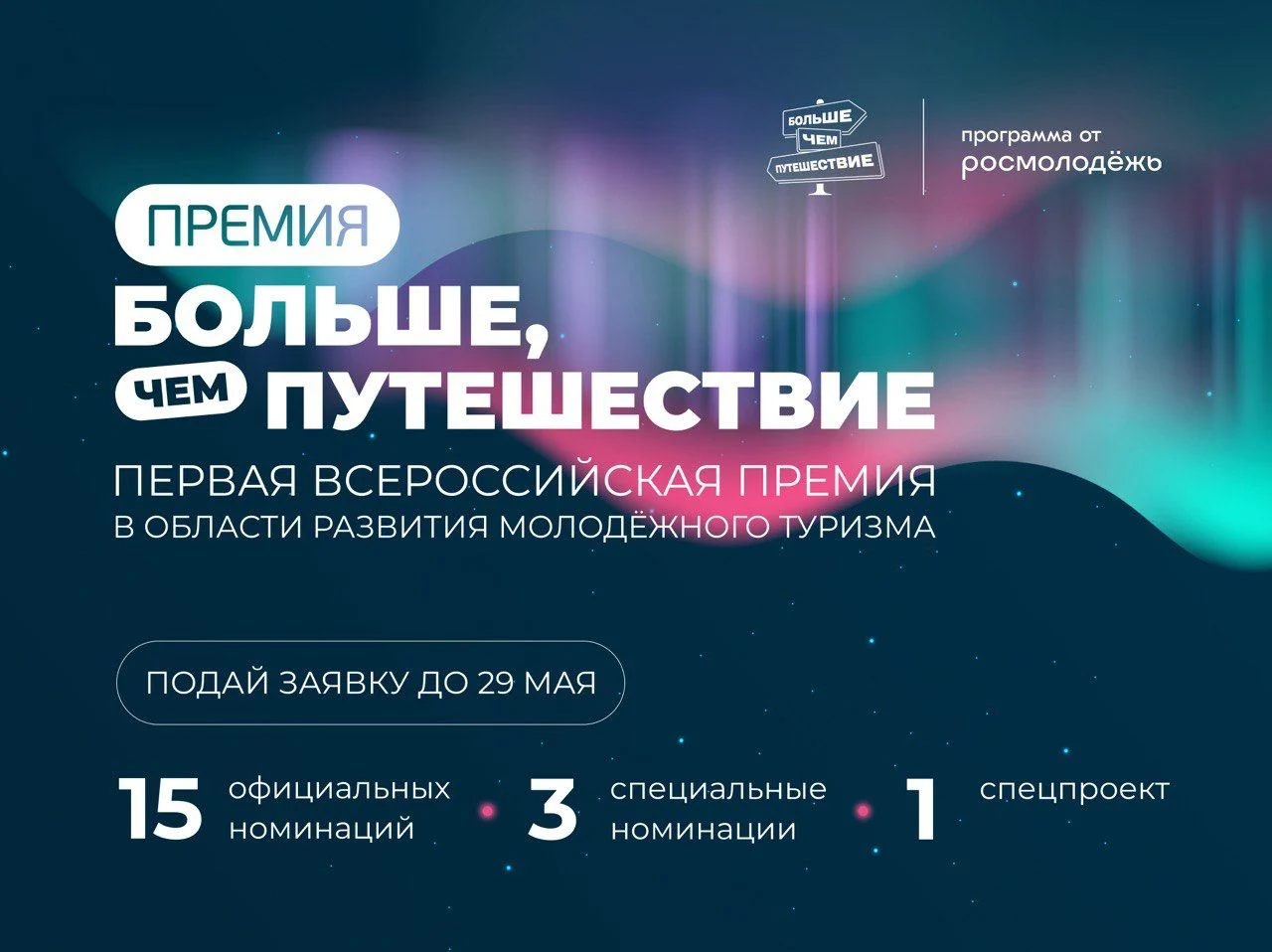 Открыт прием заявок на премию «Больше, чем путешествие»