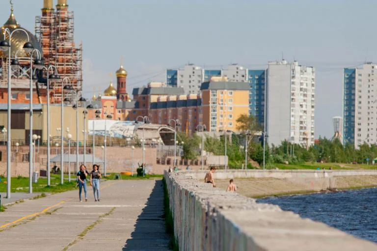 Уровень воды в реке Обь