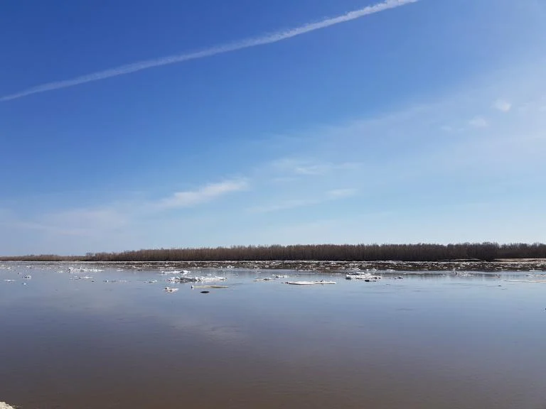 Уровень воды в реке Оби на 15 апреля