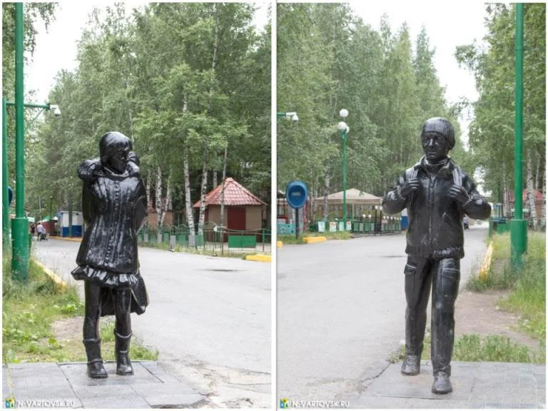 СКУЛЬПТУРЫ «ШКОЛЬНИК» И «ШКОЛЬНИЦА»
